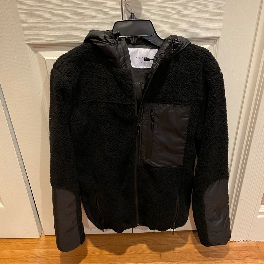 Bellfield men’s Sherpa and nylon winter jacket